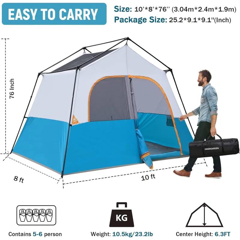 HIGEMZ 6 Person Tent