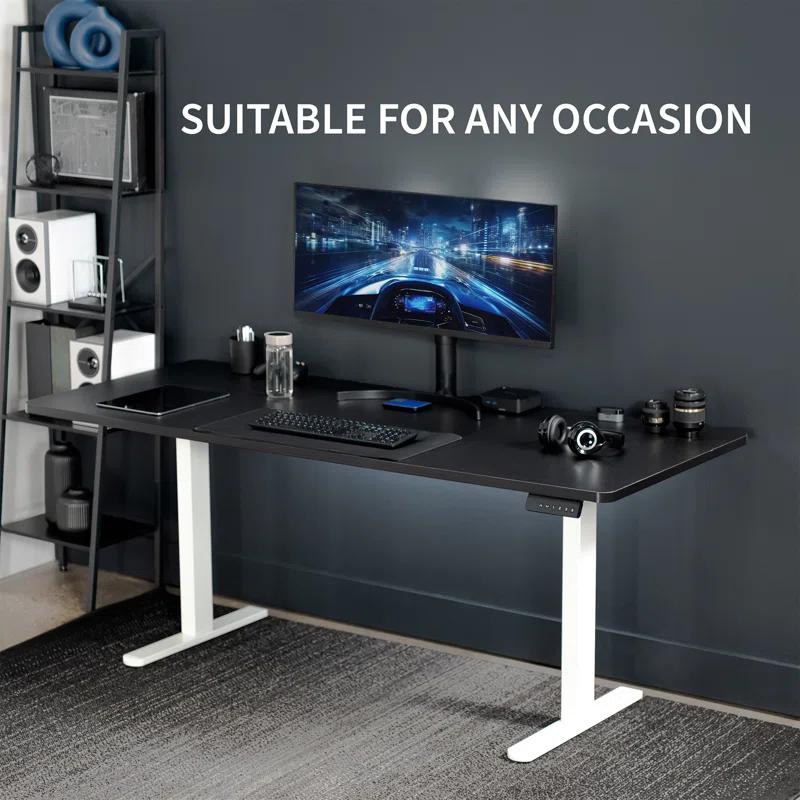 VIVO Electric Dual Motor Standing Desk Frame, E-200 Series