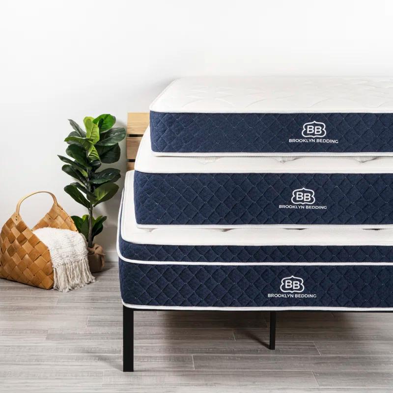Brooklyn Standard 10" Firm Hybrid Mattress with Cooling Cover