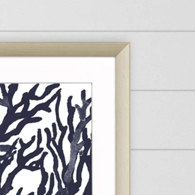 Paragon " Blue Coral I " 2 - Pieces Painting Print