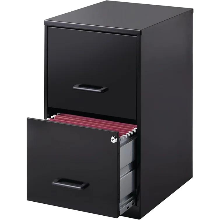 Lorell Soho 14.3'' Wide 2 -Drawer Steel File Cabinet