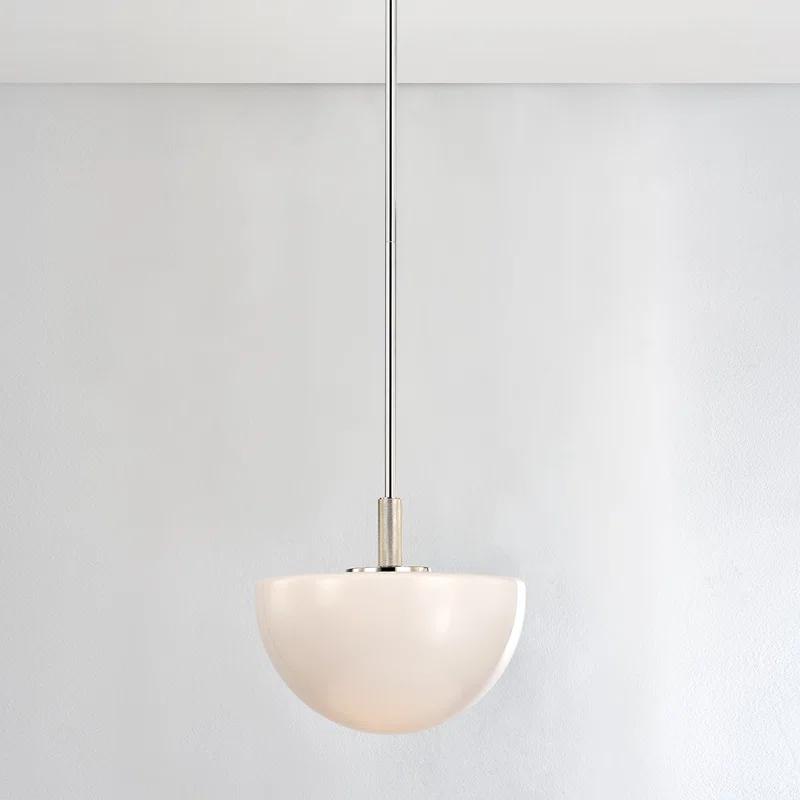 Hammond Pendant Light - Polished Nickel / 15" Dia