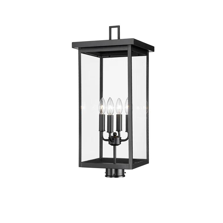 Millennium Lighting Barkeley 4 Light 26.13" Tall Outdoor Single Head Post Light