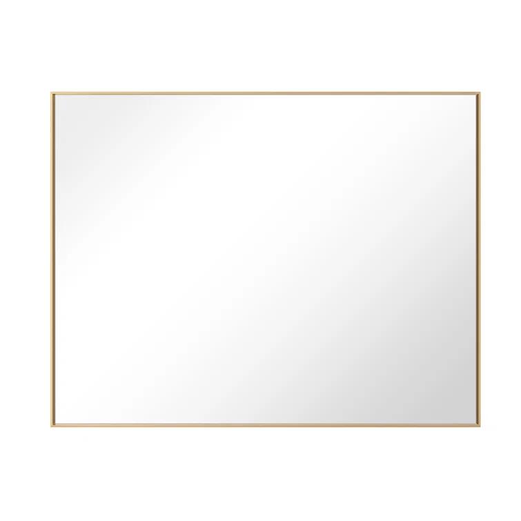 Ledel Modern & Contemporary Rectangle Bathroom Vanity Mirror Metal Framed Wall Mirror