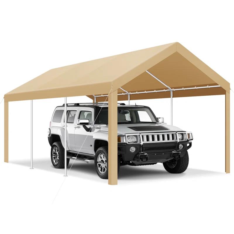 Cobizi Carport 10'x20' Heavy Duty Portable Garage, Upgraded Car Canopy