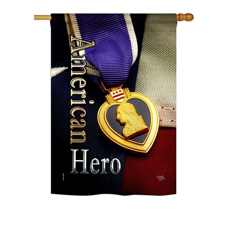 Breeze Decor Double Sided 40'' H x 28'' W Polyester House Flag