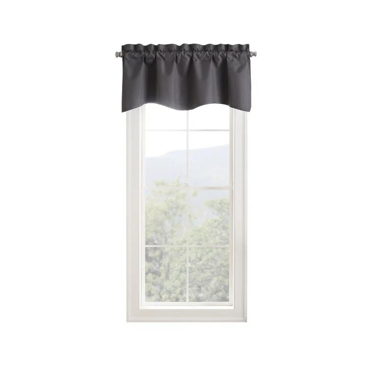 Eclipse Kendall Scalloped 42'' W Window Valance