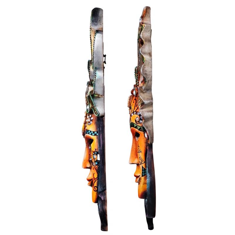 Design Toscano 2 Piece Masquerade Mask Wall Décor Set | Wayfair