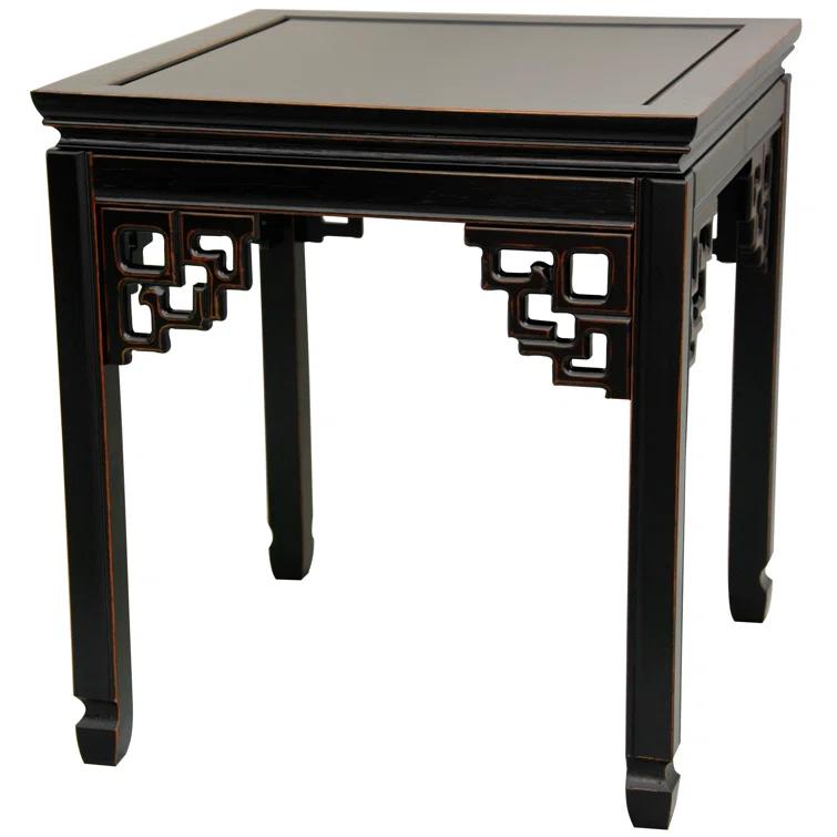 World Menagerie Lapathos Solid Wood End Table