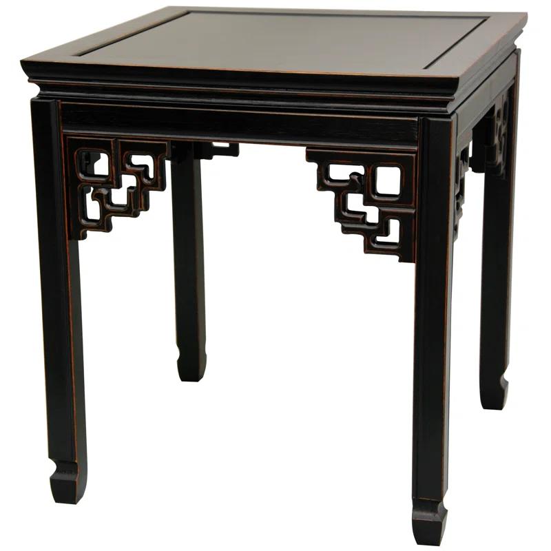 World Menagerie Lapathos Solid Wood End Table