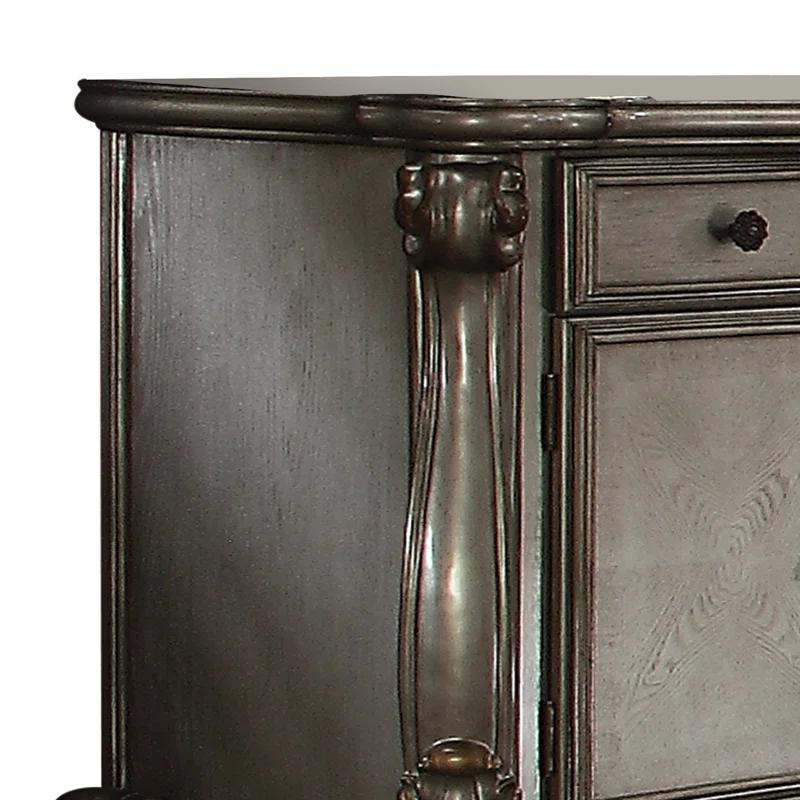 Bersally Solid Wood 70'' W 5 - Drawer Dresser