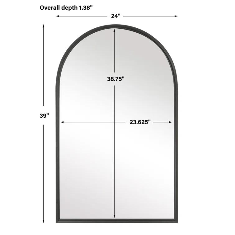 Tracie Metal Flat Wall Mirror