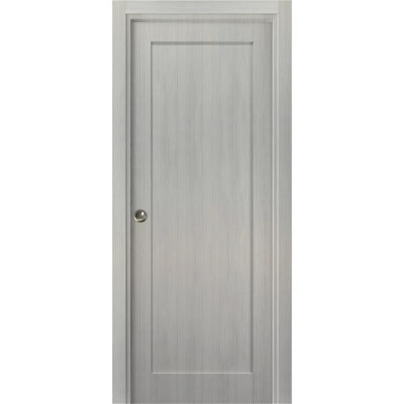 SARTODOORS Quadro Paneled Sliding Closet Door