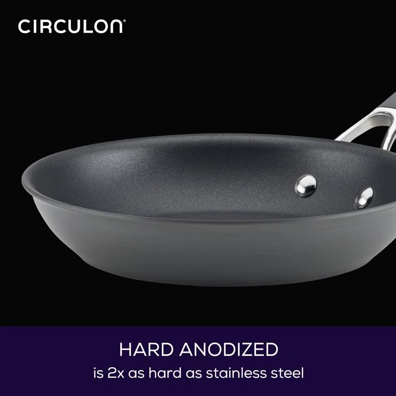 Circulon Circulon Radiance Hard Anodized Nonstick Frying Pans / Skillet Set, 8.5 Inch and 10 Inch
