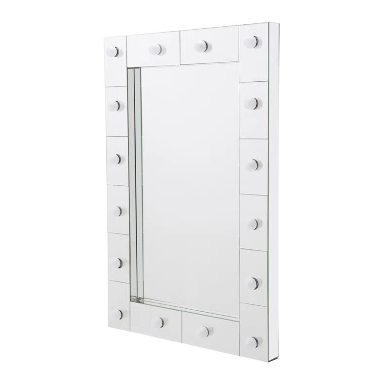 Montreal Glass Flat LED Wall Mirror