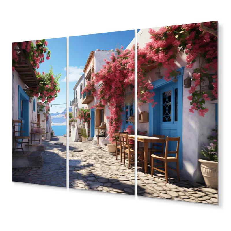 Design Art Greece Greek Island Rhapsody - Landscapes Metal Wall Decor Set | Wayfair