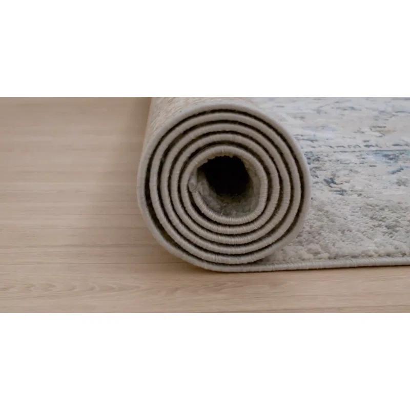 Efes Oriental Gray/Beige/Brown Area Rug