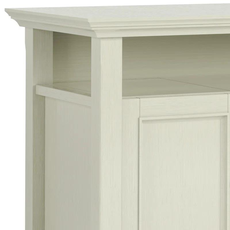 Simpli Home Amherst 54"W Solid Wood TV Stand for TVs up to 60" with Adjustable Shelves