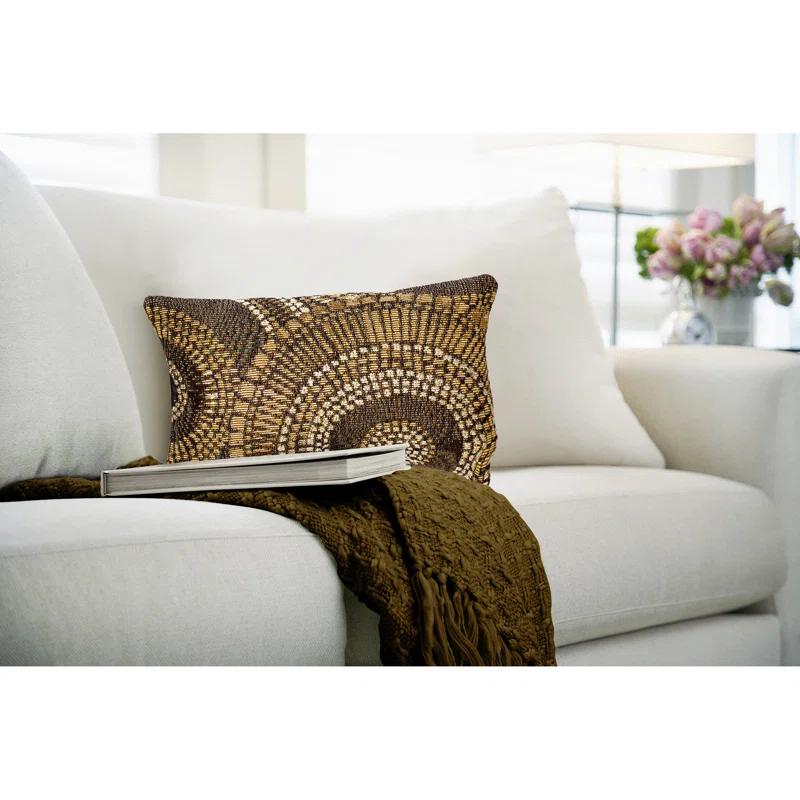 Marina Abstract Indoor/Outdoor Throw Pillow