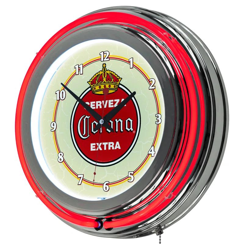 Trademark Global Glass Wall Clock