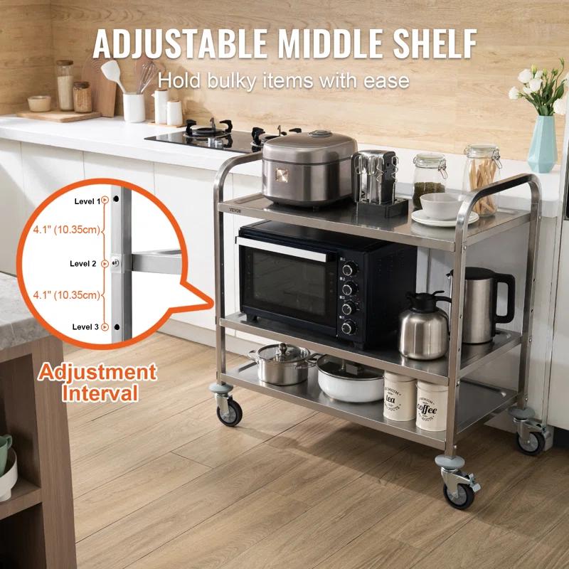 Metal Kitchen Cart