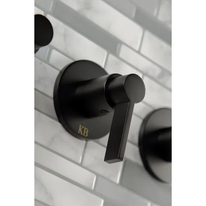 Kingston Brass Kingston Brass NuvoFusion Triple-Handle Tub and Shower Faucet KBX8131NDL