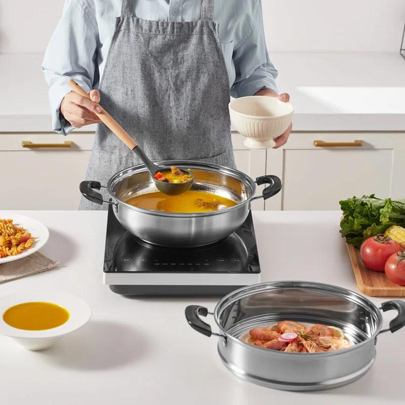 VEVOR VEVOR 3 Quarts Stainless Stee Steamer Pot