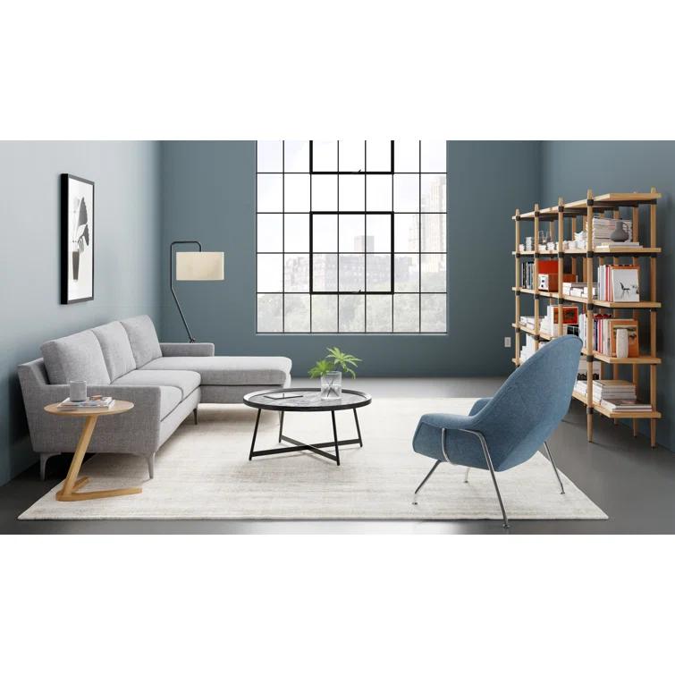 Gweneth Round Coffee Table - Black Ash