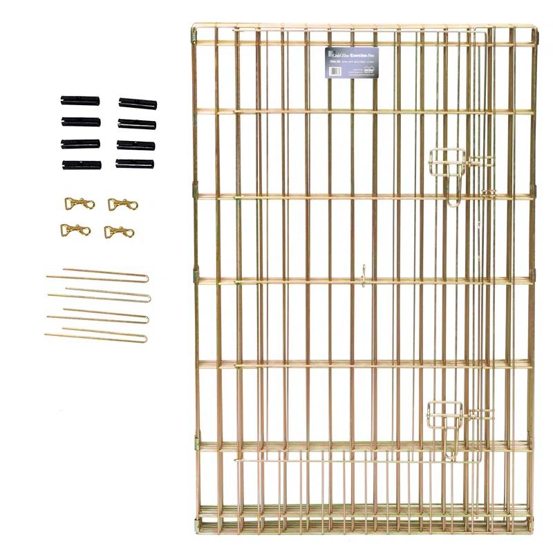 Midwest Homes For Pets MidWest Homes for Pets Gold Zinc Exercise Pen/Pet Playpen with Door