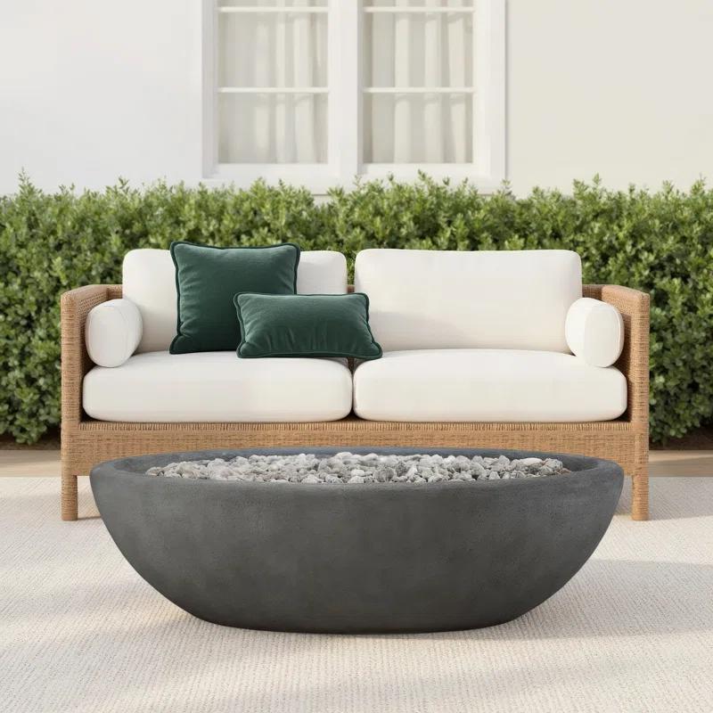 Fernanda Fire Bowl - Shale / Oval