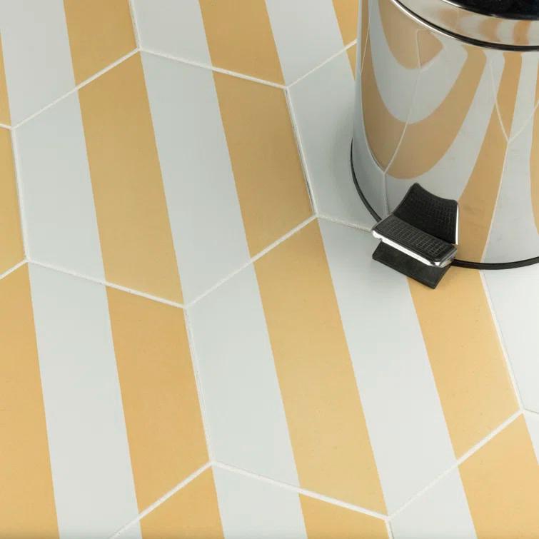 Porto Capri Hex 9" x 10" Porcelain Patterned Look Wall & Floor Tile