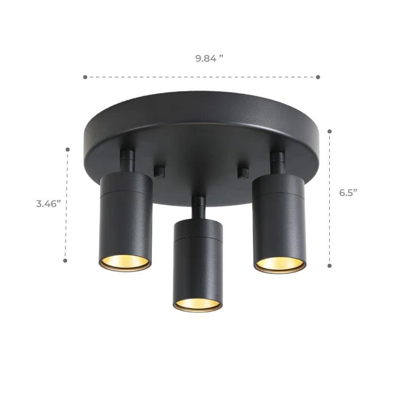 Vidalite 11.6'' 3 -Light Track Kit with Dimmable