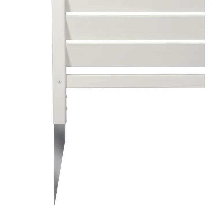 Enclo 44in H x 36in W (2 Panels) No Dig Enclo Waverly Vinyl Privacy Screen, Outdoor Privacy Screen Panels, Trash Can Enclosure, Air Conditioner & Pool Equipment Enclosure