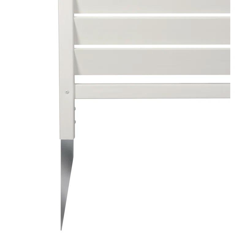 Enclo 44in H x 36in W (2 Panels) No Dig Enclo Waverly Vinyl Privacy Screen, Outdoor Privacy Screen Panels, Trash Can Enclosure, Air Conditioner & Pool Equipment Enclosure