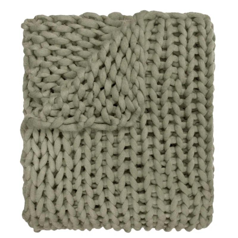 Donna Sharp Chunky Chunky Knit Throw Blanket