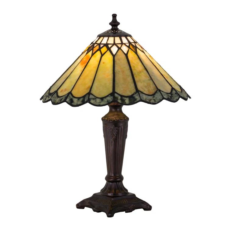 Meyda Home Indoor Bedroom Decorative Lighting 15.5""H Jadestone Carousel Accent Lamp