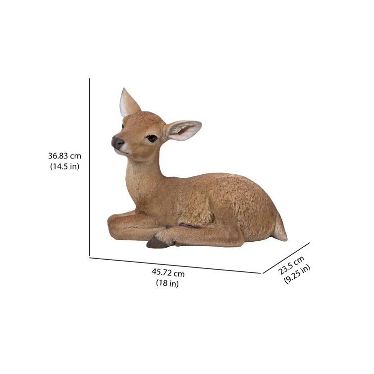 Hi-Line Gift Ltd. Resting Deer Figurine