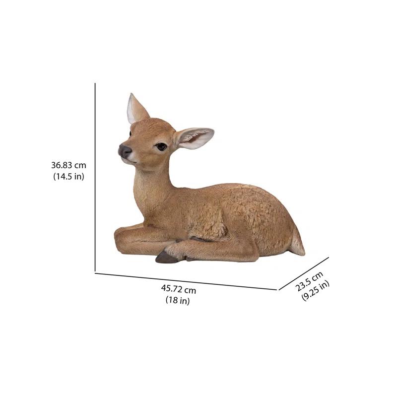 Hi-Line Gift Ltd. Resting Deer Figurine