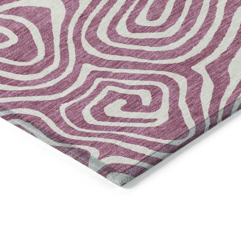 Machine Washable Indoor/Outdoor Chayden ACN1020 Gold 1'8" x 2'6" Rug