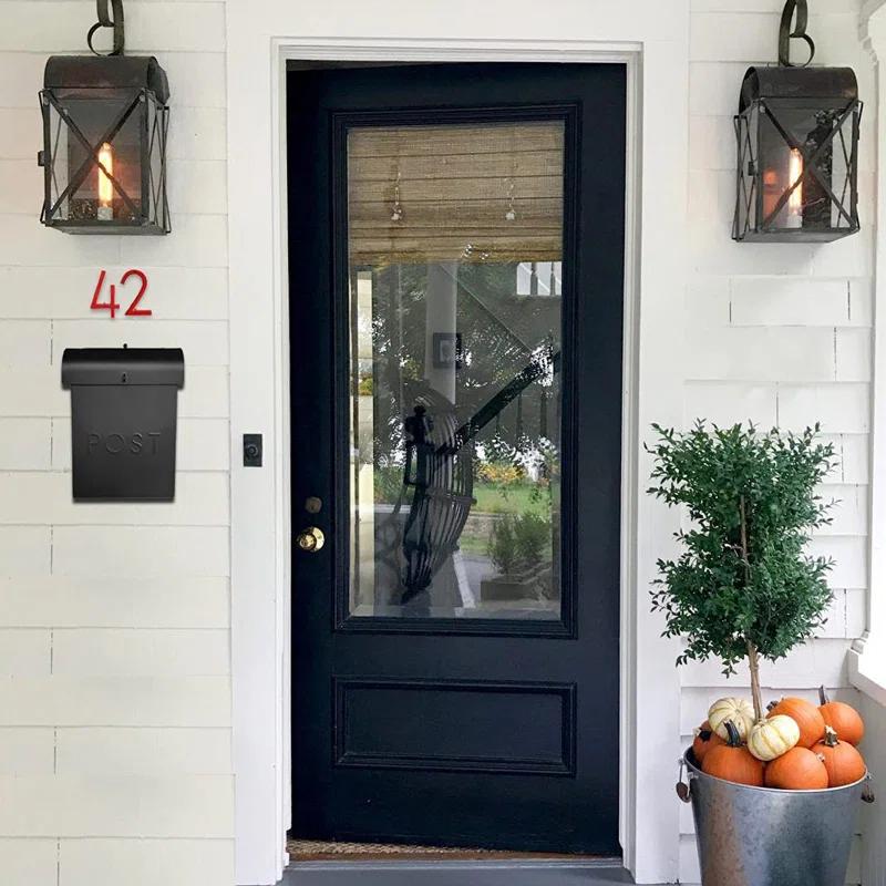 Emily Post Industrial Style Wall Mounted Mailbox