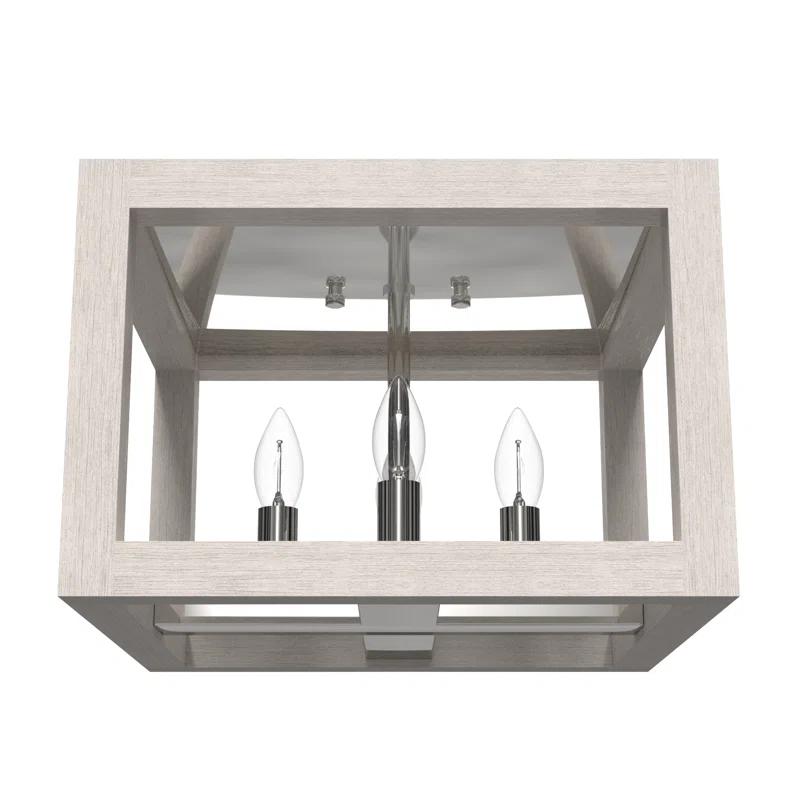 Hunter Fan Squire Manor 4 Light Flush Mount Ceiling Light Fixture