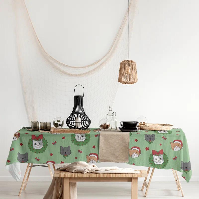 ArtVerse Festive Hol Tablecloth