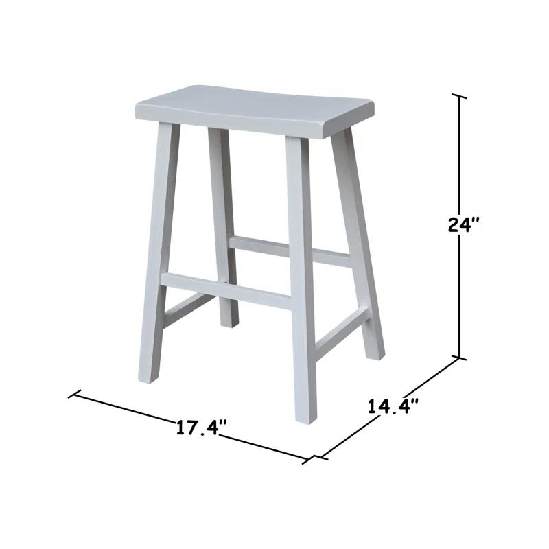 Winston Porter Creations Sawhorse Counter Stool