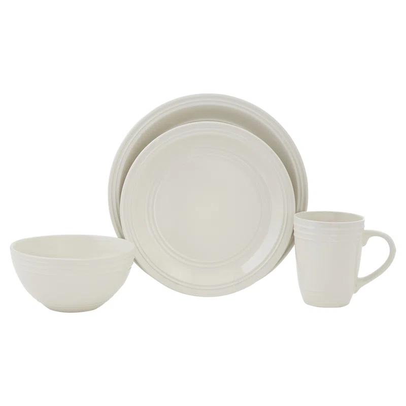 Baum 16 Piece Stoneware Dinnerware Set - Service for 4