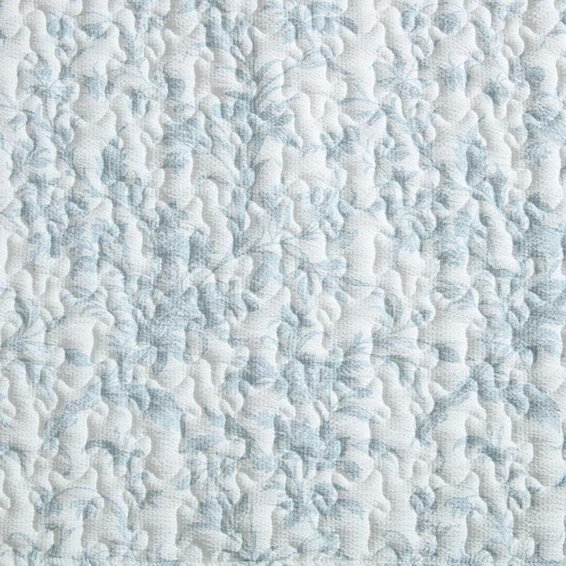 Laura Ashley Laura Ashley Amberly Seersucker Blue Quilt Set