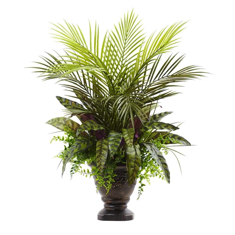 Fleur De Lis Living 27'' Faux Fern Plant in Planter