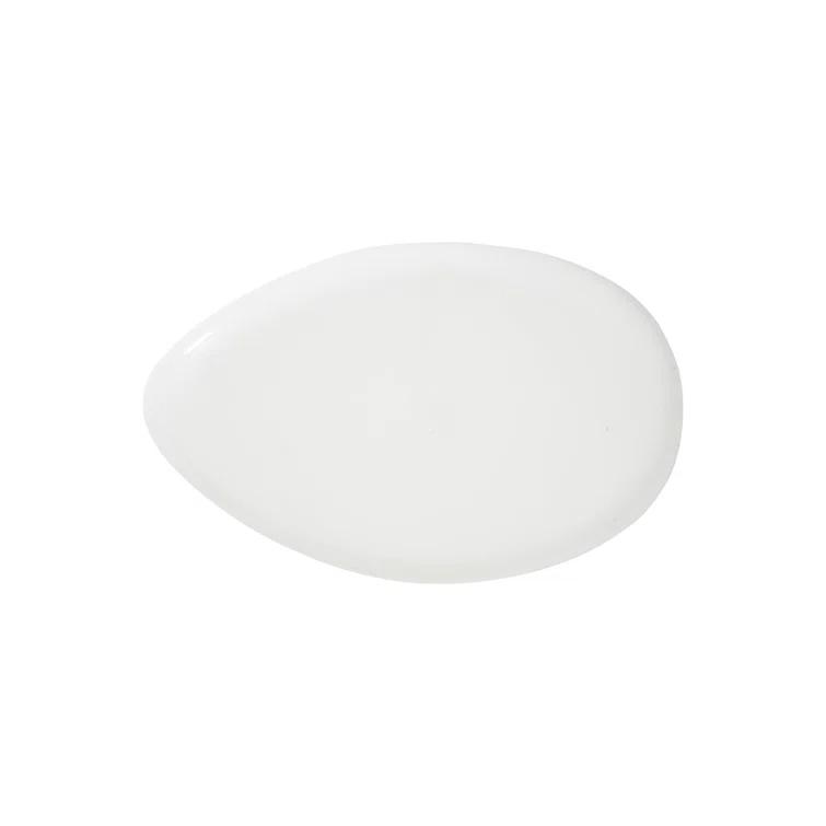 Phillips Collection Gel Coat White River Stone Solid Coffee Table