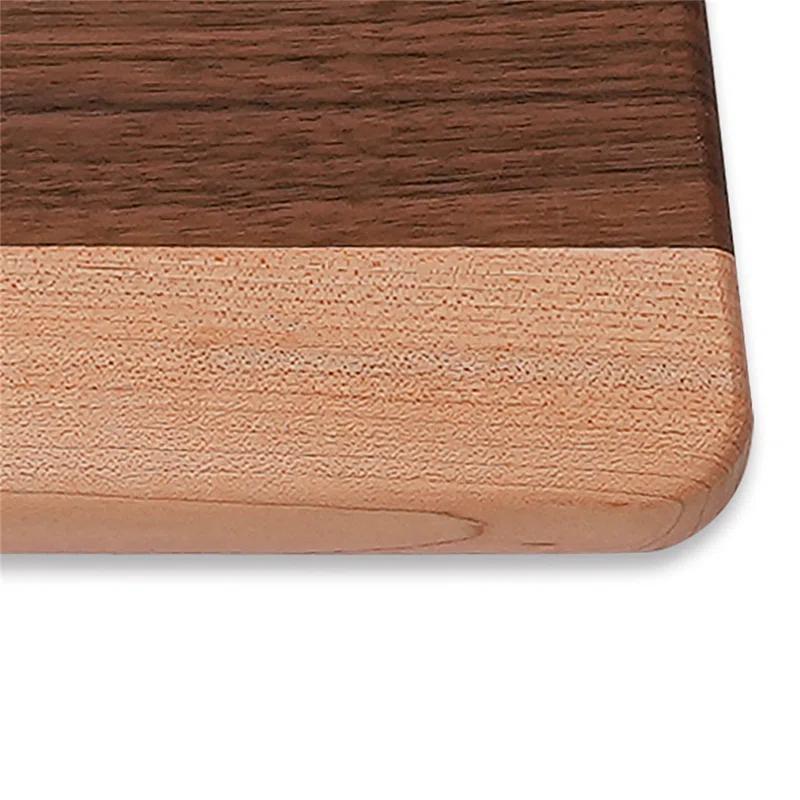 CONSDAN CONSDAN Mixed Hardwood Cutting Board, Food-Safe Kitchen Chopping Board for Meat, Vegetables, Fruits