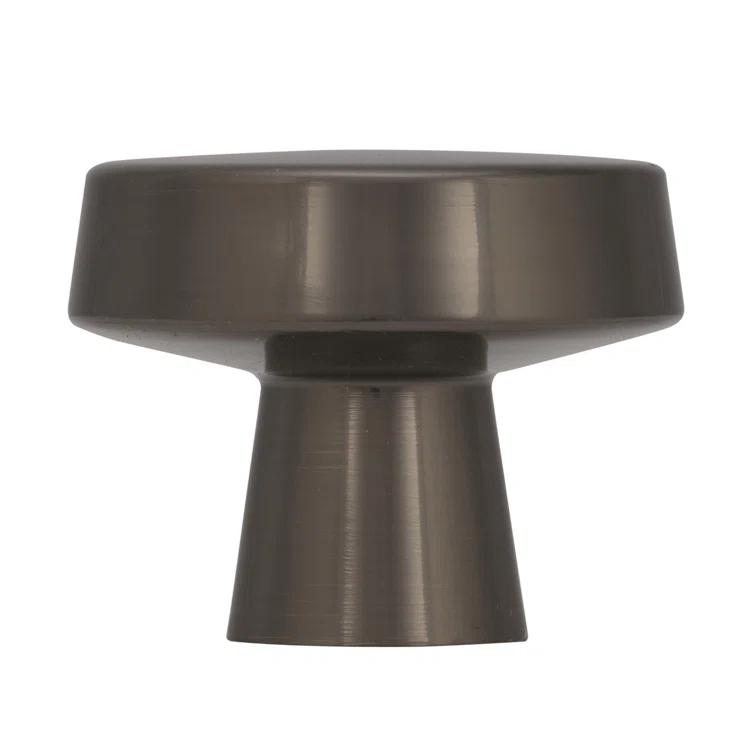 Amerock Blackrock 1-5/16 inch (33mm) Diameter Gunmetal Cabinet Knob