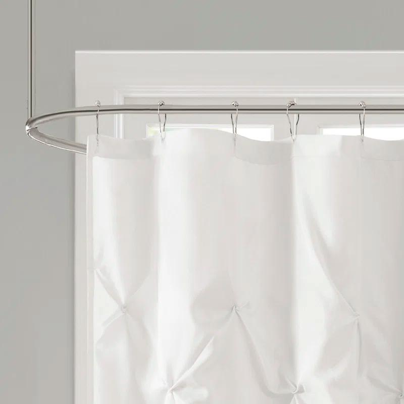 Madison Park Laurel Tufted Semi-Sheer Shower Curtain
